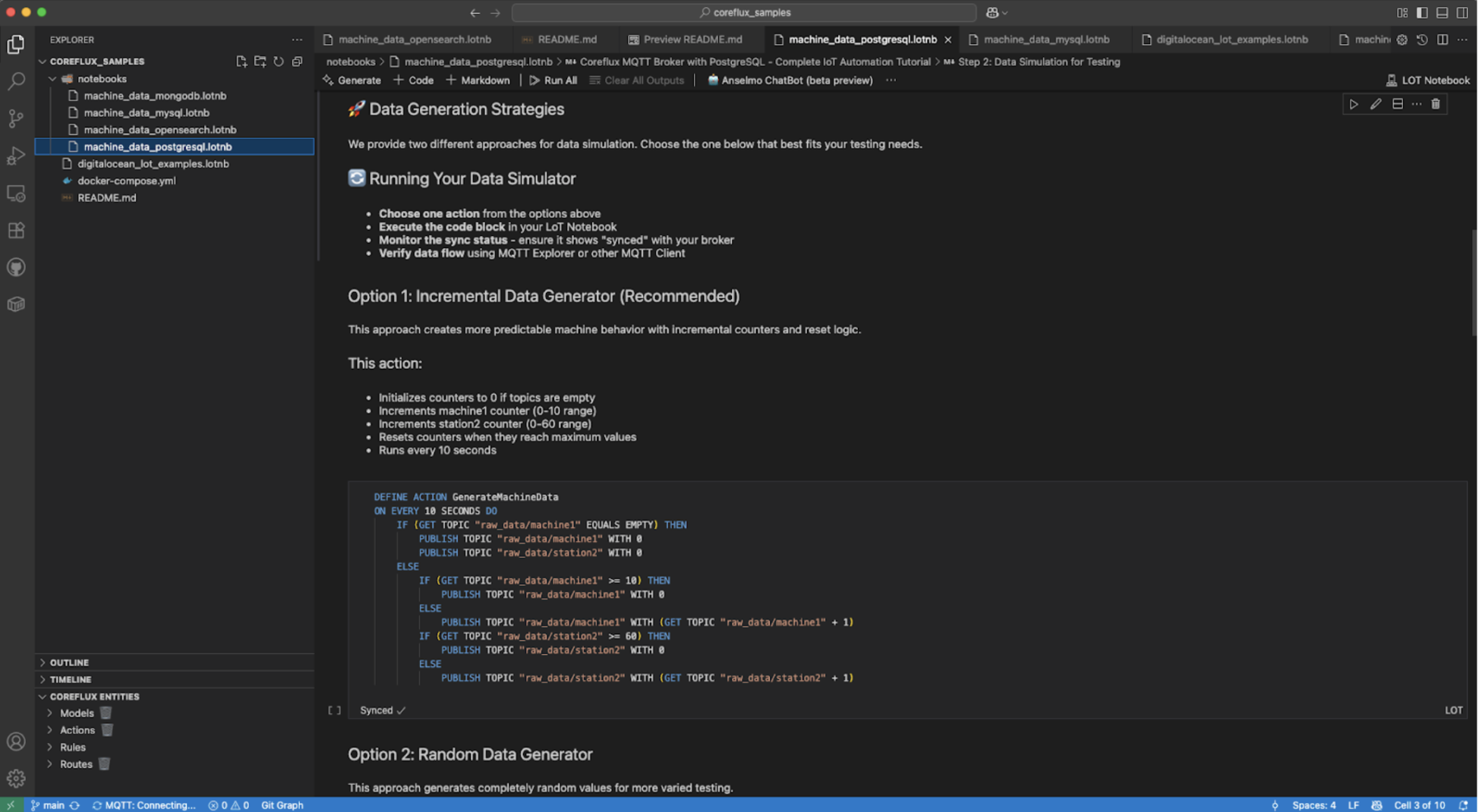 Generating Simulated IoT Data